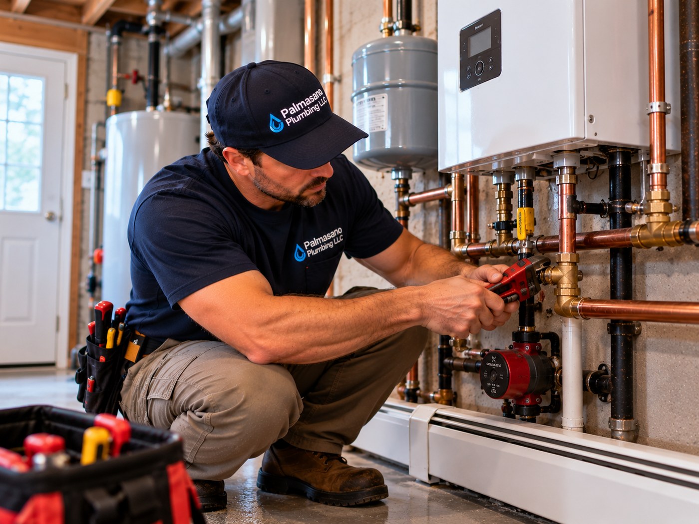 Hydronic steam and radiant heating system services in Ringwood NJ by Palmasano Plumbing LLC