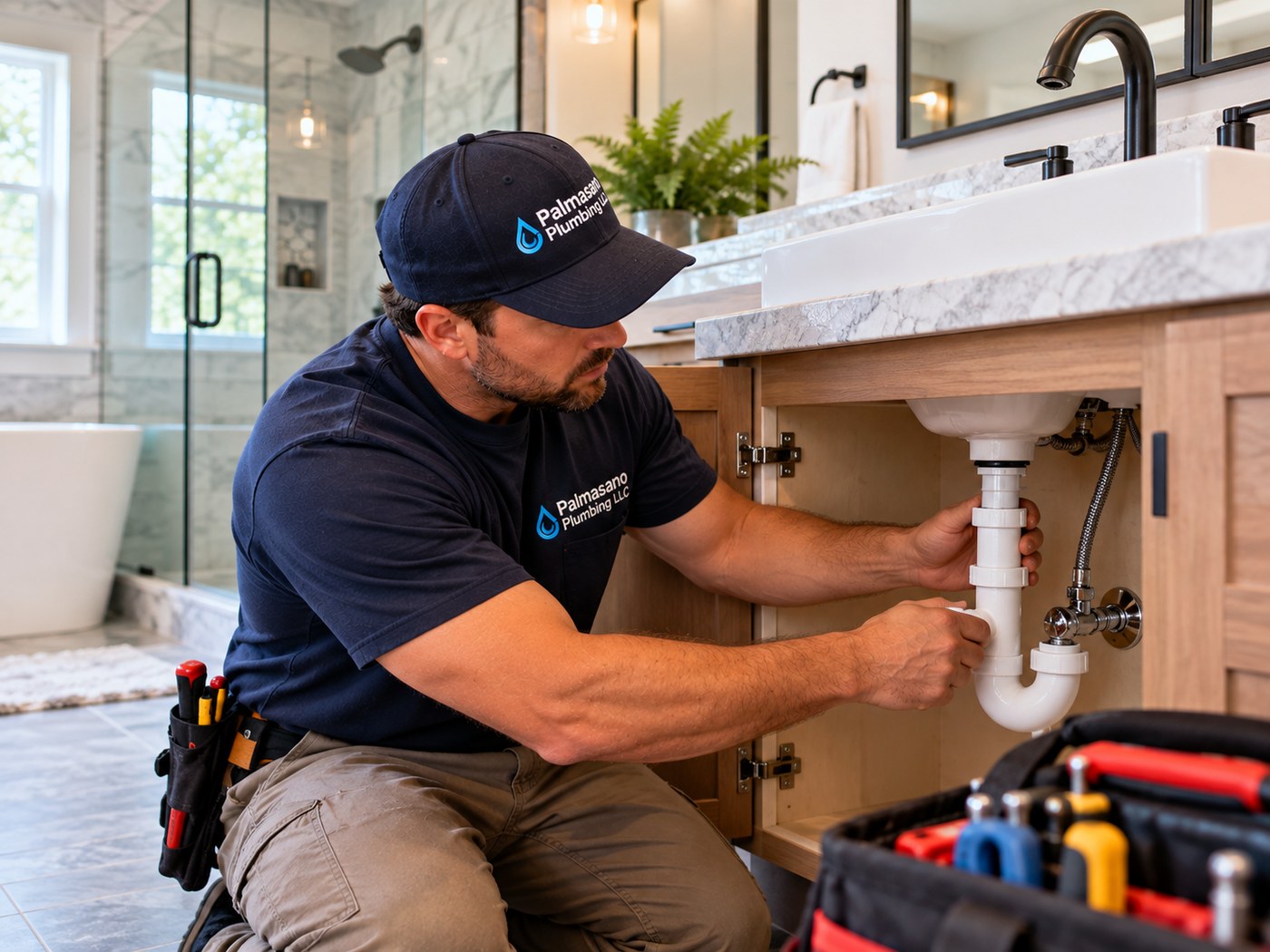 Kitchen and bathroom renovation plumbing services in Ringwood NJ by Palmasano Plumbing LLC